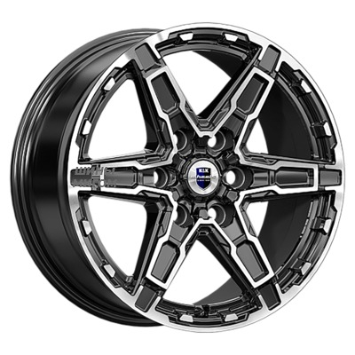 Диски K&K 8x18/6x114.3 ET25 D66.1 Дистрикт (КС1159) Алмаз черный
