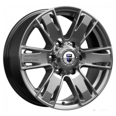 Диски K&K 7x17/6x139.7 ET38 D67.1 Севенна (КС726) Дарк платинум