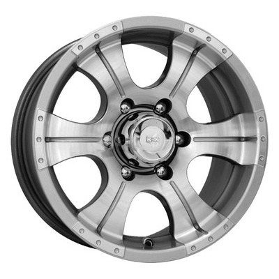 Диски K&K 8x16/6x139.7 ET20 D108.5 Байконур (КС465) Дарк платинум