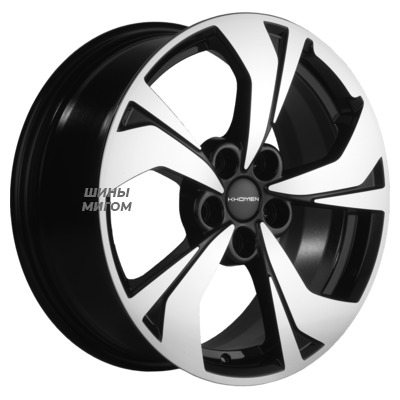 Диски Khomen Wheels 7x17/5x108 ET33 D60.1 KHW1724 (Exeed LX) Black-FP