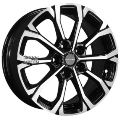 Диски Khomen Wheels 6.5x16/5x114.3 ET40 D66.1 KHW1605 (Qashqai/Tiida) Black-FP