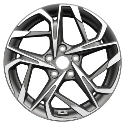 Диски Khomen Wheels 7x17/5x110 ET40 D67.1 KHW1716 (Evolute i-Joy) Gray-FP