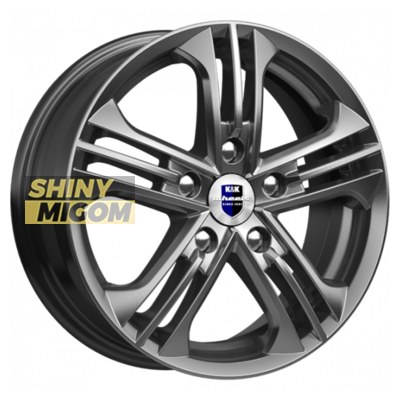Диски K&K 6x15/5x100 ET38 D57.1 Trinity-оригинал (КС615) Алмаз черный