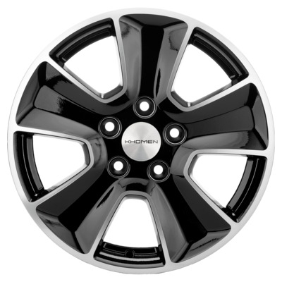 Диски Khomen Wheels 6.5x16/5x114.3 ET50 D67.1 KHW1601 (Ceed) Black-FP