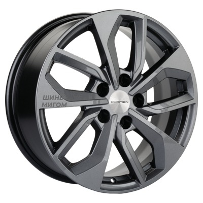 Диски Khomen Wheels 7x17/5x114.3 ET45 D67.1 KHW1703 (CX-5/i40/X-Trail) Gray-FP