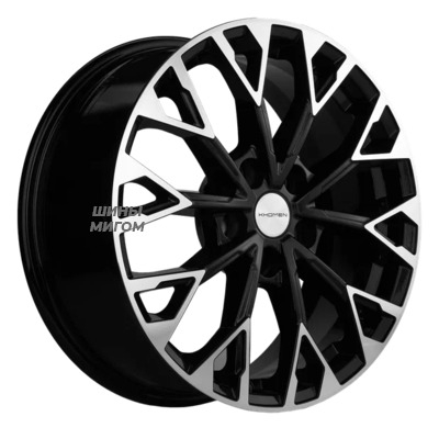 Диски Khomen Wheels 7x17/5x114.3 ET35 D60.1 KHW1718 (Toyota RAV4/ Lexus NX) Black-FP