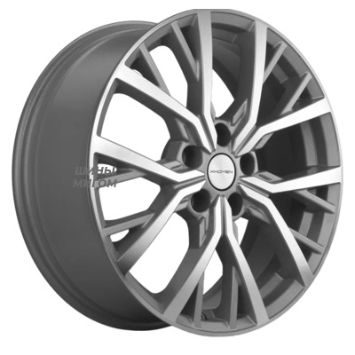 Khomen Wheels 7x18/5x114.3 ET45 D67.1 KHW1806 (CX-5/3) F-Silver-FP