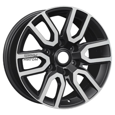 Диски Khomen Wheels 8x17/6x139.7 ET45 D93.1 KHW1723 (Mazda BT50) Black-FP