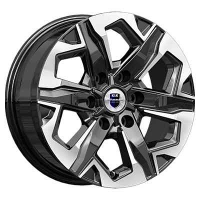 Диски K&K 7.5x17/6x139.7 ET42 D75.1 Тейт (КС1050) Алмаз черный