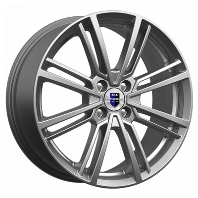 Диски K&K 7x17/5x114.3 ET45 D67.1 Эрфурт (КС898) Дарк платинум