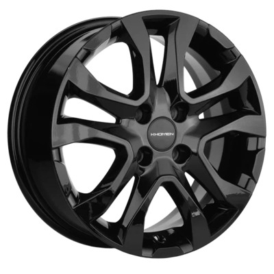 Диски Khomen Wheels 6x15/4x98 ET36 D58.5 KHW1503 (Lada Granta) Black-FP
