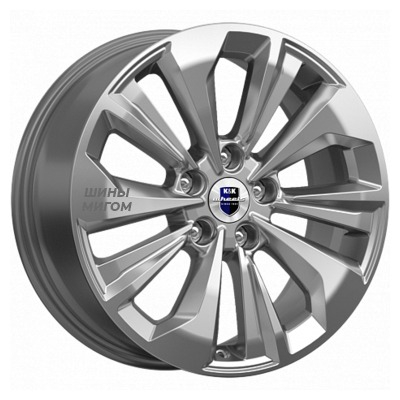 Диски K&K 7x17/5x114.3 ET35 D60.1 Авиор (КС936) Дарк платинум