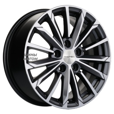 Диски Khomen Wheels 6.5x16/5x110 ET46 D63.3 KHW1611 (Changan CS35) Gray-FP