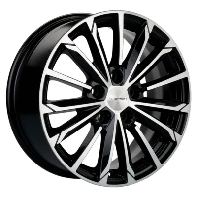 Диски Khomen Wheels 6.5x16/5x108 ET45 D60.1 KHW1611 (Tiggo 3) Black-FP