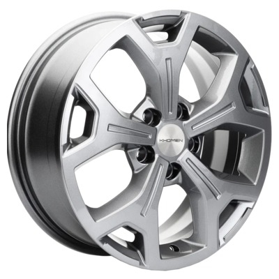 Диски Khomen Wheels 6.5x17/5x114.3 ET45 D54.1 KHW1710 (Coolray) Gray