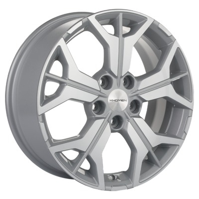 Диски Khomen Wheels 7x17/5x112 ET54 D57.1 KHW1715 (Jetta) F-Silver-FP