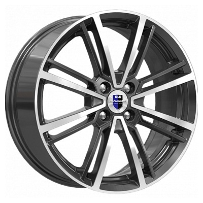 Диски K&K 7x17/5x108 ET50 D63.4 Эрфурт (КС898) Алмаз черный