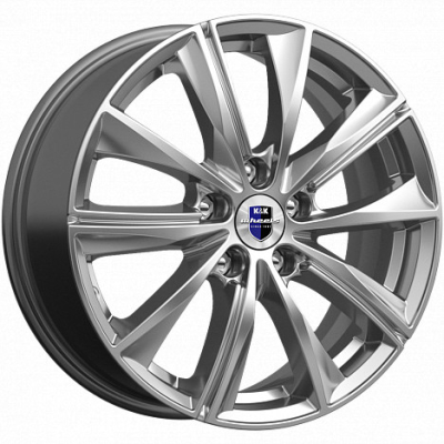 K&K 7x16/5x114.3 ET45 D66.1 Арнар дарк_платинум