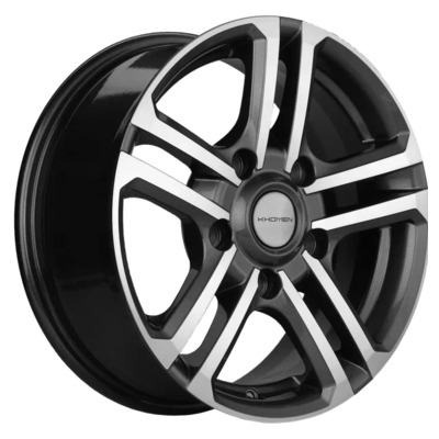 Диски Khomen Wheels 6.5x16/5x139.7 ET40 D98.5 KHW1602 (Niva 4x4) Gray-FP