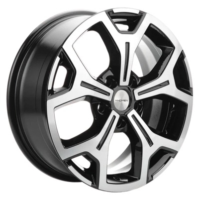 Диски Khomen Wheels 7x17/5x108 ET33 D60.1 KHW1710 (Chery tiggo 7/ 7pro) Black-FP