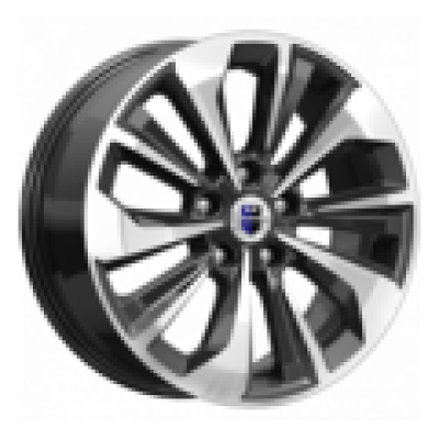 Диски K&K 7x17/5x114.3 ET50 D67.1 Авиор (КС936) Дарк платинум