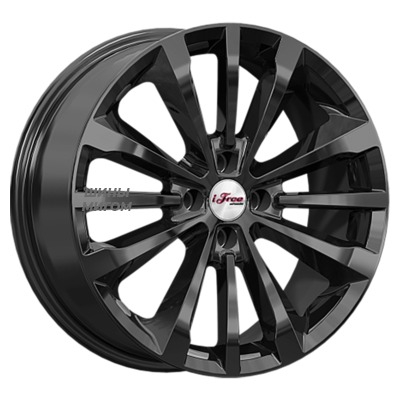 Диски iFree 7x17/4x100 ET37 D67.1 Андерсен (КС912) BK