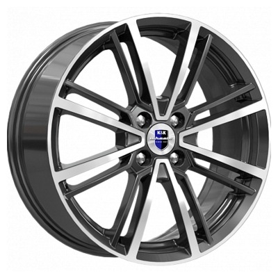 Диски K&K 7x17/5x114.3 ET50 D67.1 Эрфурт (КС898) Алмаз черный