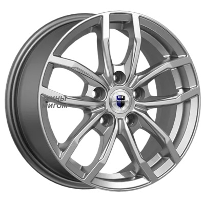 Диски K&K 6.5x15/5x108 ET42 D67.1 Фрост (КС1048) Дарк платинум