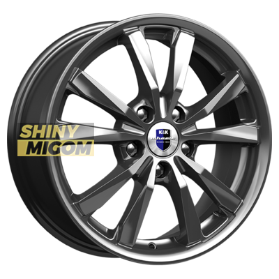 Диски K&K 6.5x16/5x108 ET50 D63.4 Спайдер-оригинал (КС649) Блэк платинум