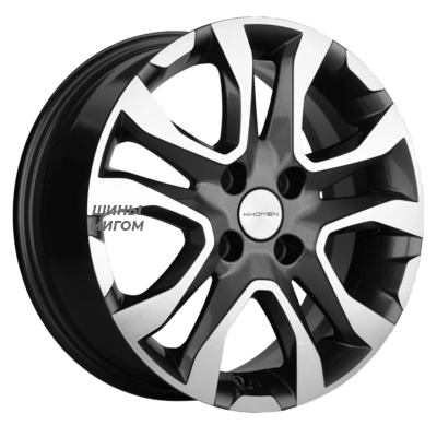 Диски Khomen Wheels 6x15/4x100 ET50 D60.1 KHW1503 (Vesta) Gray-FP