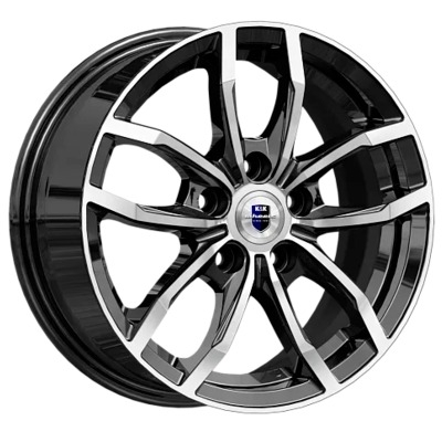 Диски K&K 6.5x15/5x100 ET38 D57.1 Фрост (КС1048) Алмаз черный