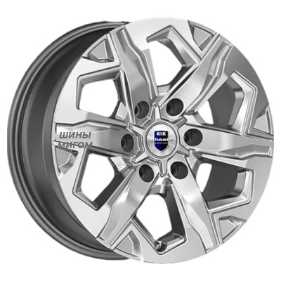 Диски K&K 7.5x17/6x139.7 ET45 D93.1 Тейт (КС1050) Дарк платинум