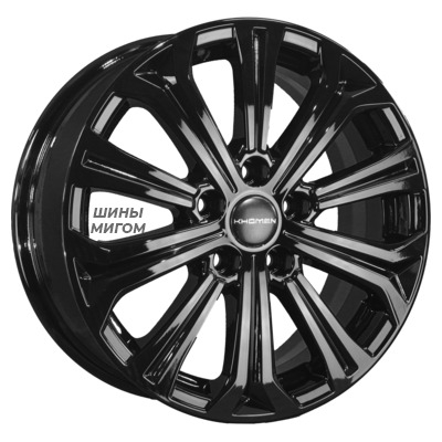 Диски Khomen Wheels 6.5x16/5x108 ET45 D60.1 KHW1610 (Chery Tiggo 3/Tiggo 3 Pro) Black