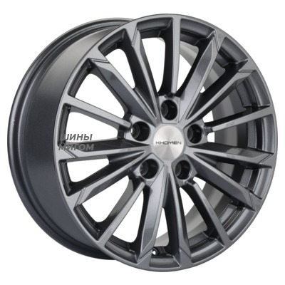 Диски Khomen Wheels 6.5x16/5x110 ET46 D63.3 KHW1611 (Changan CS35) Gray