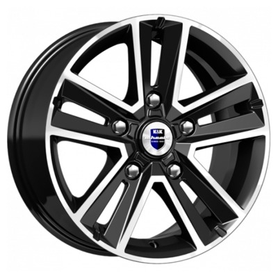 Диски K&K 6.5x16/5x139.7 ET40 D98 Арена (КС864) Алмаз черный SK