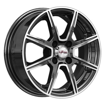 Диски iFree 5.5x14/4x98 ET40 D58.5 Майами лайт Блэк Джек