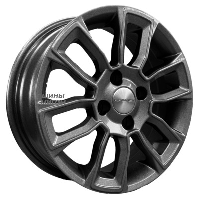 Диски Khomen Wheels 5.5x14/4x98 ET35 D58.5 KHW1406 (Lada Granta) Gray