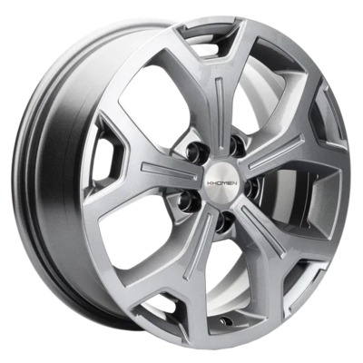 Диски Khomen Wheels 7x17/5x108 ET33 D60.1 KHW1710 (Chery tiggo 7/ 7pro) Gray