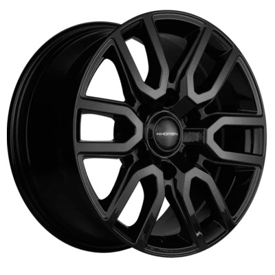 Диски Khomen Wheels 8x17/6x139.7 ET30 D106.1 KHW1723 (Fortuner/Hilux) Black
