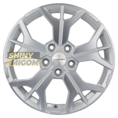 Диски Khomen Wheels 7x17/5x114.3 ET45 D60.1 KHW1715 (Camry) F-Silver-FP