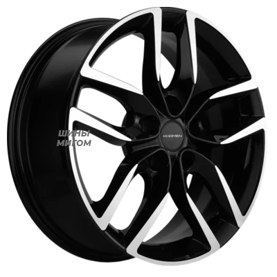 Диски Khomen Wheels 6.5x17/5x114.3 ET45 D54.1 KHW1708 (Geely Coolray) Black-FP