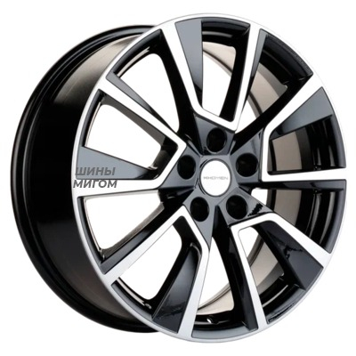 Диски Khomen Wheels 7x18/5x114.3 ET40 D66.5 KHW1802 (Haval H6) Black-FP