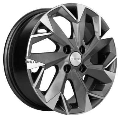 Диски Khomen Wheels 6x15/4x98 ET35 D58.6 KHW1508 (Lada Granta) Gray-FP