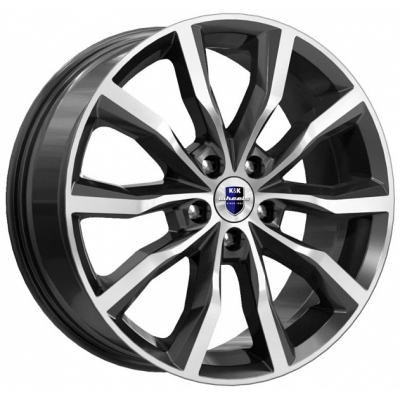 Диски K&K 7.5x18/5x115 ET40 D70.2 Портер (КС906) Алмаз черный