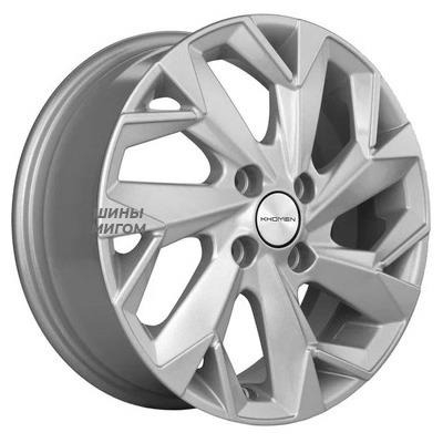 Диски Khomen Wheels 5.5x14/4x100 ET38 D67.1 KHW1402 (Accent/Getz/i20) F-Silver
