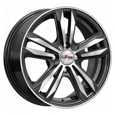 Диски iFree 6x15/4x100 ET35 D67.1 Маскот Блэк Джек