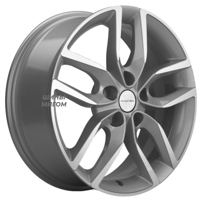 Диски Khomen Wheels 6.5x17/5x112 ET38 D57.1 KHW1708 (Kodiaq/Tiguan) Black-FP