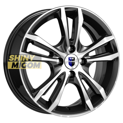 Диски K&K 6x16/4x100 ET41 D60.1 Samara-оригинал (КС866) Алмаз черный SK