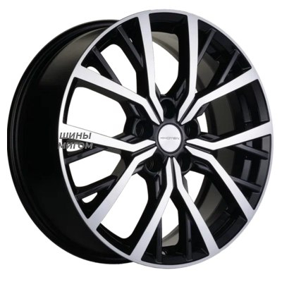 Диски Khomen Wheels 7x18/5x114.3 ET50 D54.1 KHW1806 (Coolray) Black-FP