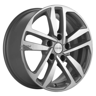 Диски Khomen Wheels 6.5x16/5x114.3 ET47 D66.1 KHW1612 (Fluence/Juke) Gray-FP